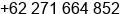 Fax number of Mr. Dipo Satria at SOLO