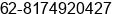 Mobile number of Mr. Willy Ma at jakarta
