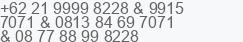 Mobile number of Mr. Antony at Jakarta