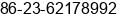 Phone number of Ms. Candy Fang at Chongqing