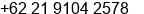 Phone number of Ms. Wide at Jakarta