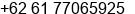 Phone number of Mr. Edison at Medan