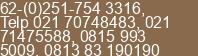 Phone number of Mr. Johny Sinaga at Bogor