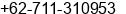 Phone number of Mr. Sandy Setiadi at Palembang